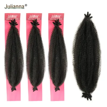 Juliana Kanekalon 16 Inches Afro Spring Twist Hair Extension Ombre Bob Red Crochet Braided Spring Hair Springy Afro Twist