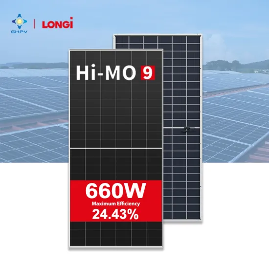 Longi Solar EU Hi-MO 9 N-Type 660W HPDC Bifacial Dual Glass Photovoltaic Panels: High Performance PV Power Module