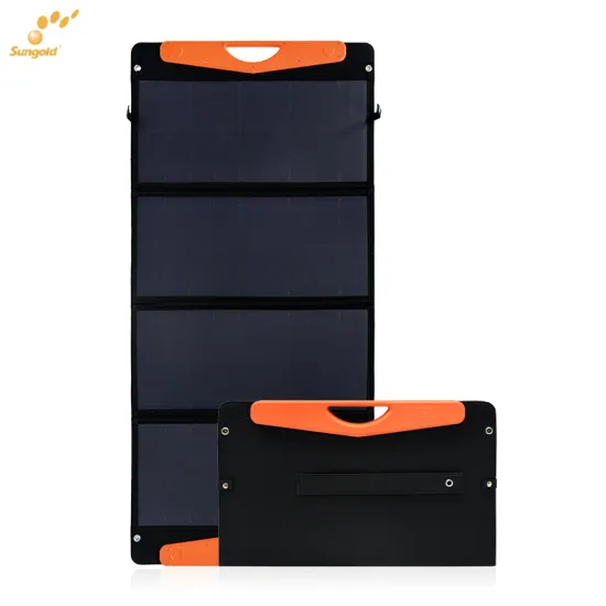 Sungold Foldable Solar Panel with Kickstands for Jackery, Rockpal, Goalzero, and Suaoki Power Stations - QC3.0 USB-A Type-C