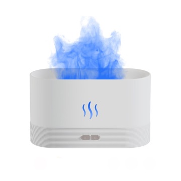 Desktop Color Flame LED Air Humidifier with Aromatic Diffusion