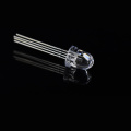 8mm RGB LED Bullet Top Clear Clear Lens 10-degree
