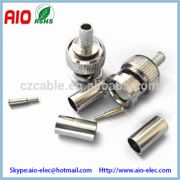 BNC male crimp connector for RG59 cable