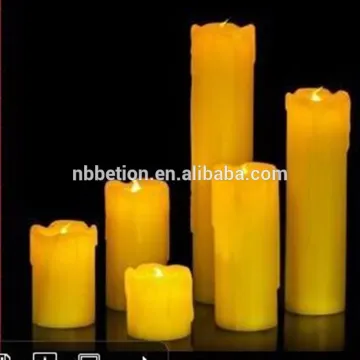 6pcs flameless real wax led candle 3colors led candle birthday candle led christmas candles flameless led candles