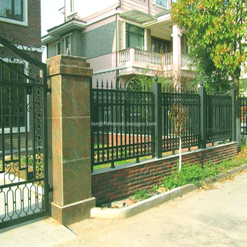 Powdered Coated Art Iron Garden Fencing