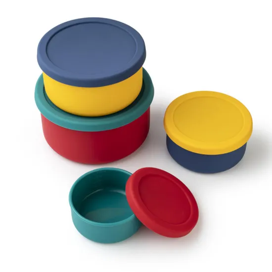 2024 Premium Silicone Bento Lunch Box for Kids: Leak-Proof and High Quality School Lunch Container