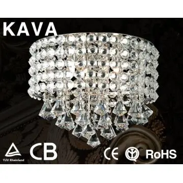 G9 4-lights crystal decorative ceiling light