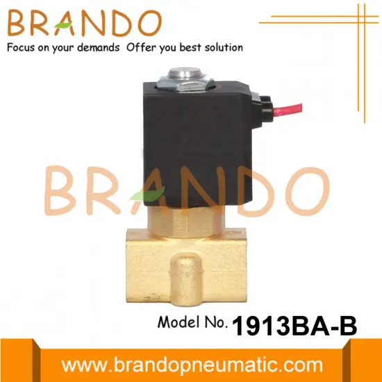 2-Way Direct Drive Miniature Water Brass Solenoid Valve