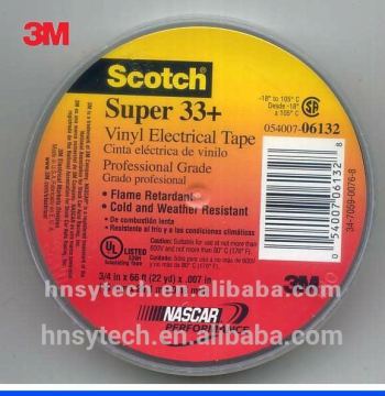 0.18mm thickness 3M Electric tape 33#/ 3m tape/ 3m 33 tape