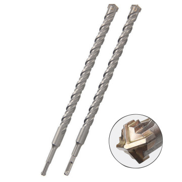 Extra Long Carbide Tipped Drill Bits for Concrete - Max Plus Square Shank