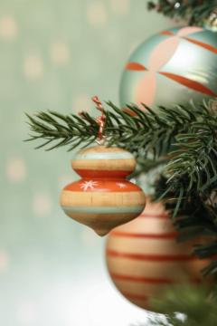 Wood Handmade Christmas Ball