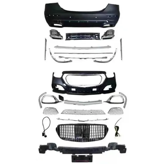 Maybach-Style Body Kit for Mercedes-Benz E Class W213 (2021-2022) - Front and Rear Bumpers with Grille