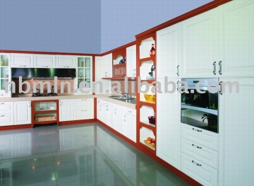 Thermofoil Kitchen cabinet;European style kitchen cabinet;Integrated kitchen cabinet