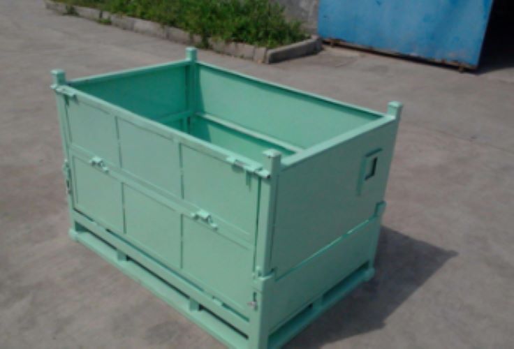 customized matel foldable turnover box