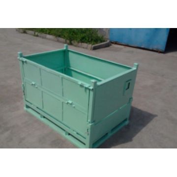 customized matel foldable turnover box