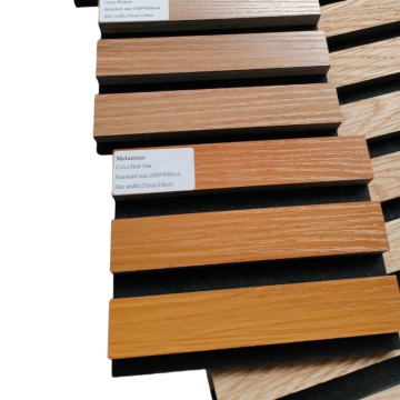 Panel de pared de lana acústica de madera Akupanel para decoración