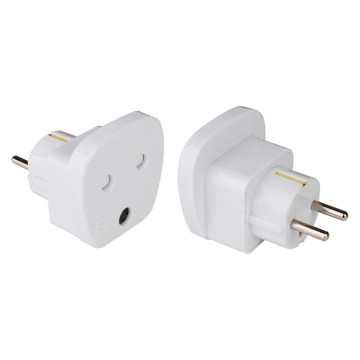 Free Sample South Africa to Germany plug adapter/Type M to Type F travel adapter/South Africa to Schuko plug travel adapter