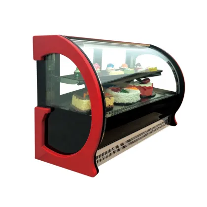 Glass bakery refrigeration cake cabinet