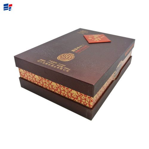 Luxury wine and tea packaging gift box