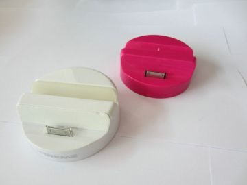 Portable Universal Apple Docking Station For Iphone 4 / 5 Built-in Usb Cable