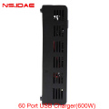 Adaptador de potencia de cargador USB de 60 puertos