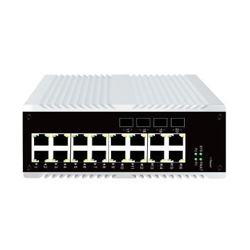 4-Port 100/1000Mbps Industrial Ethernet Switch with DIN-Rail Support and IP40 Rating