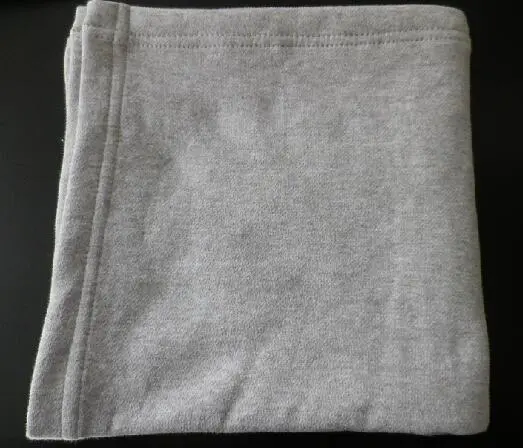 Custom logo plain cotton sweatshirt blankets