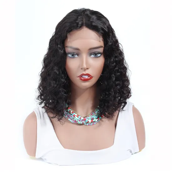 Yeswigs New Trending Style Short Bob Cut Swiss Lace Front Closure Wigs Deep Wave Indian Human Hair Closure Wigs Short Bob Lace