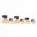Brass Electric Solenoid Valve 1/2 Inch, 220V for Air, Water, Gas, Fuel & Oil with Normal Cooling