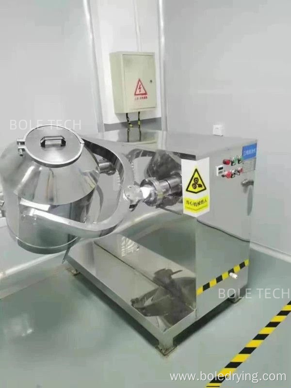 Industrial Powder 3D Mixer Three Dimensional Mixing Machine