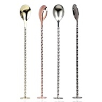 Stir with an ice wine spoon