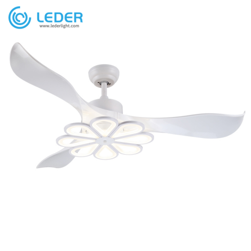 LEDER Electric Cool Ceiling Fan с подсветкой