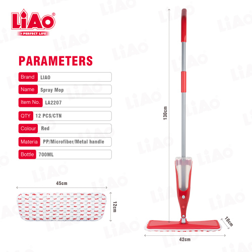 LA2207 LIAO 42cm 700ml Esfregona com spray para chão