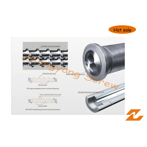 Bimetallic Screw and Barrel/Tungsten Carbide Screw and Barrel