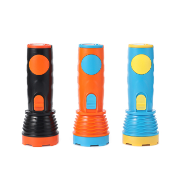 2 Brightness Settings Small Flashlight with Carabiner Hook