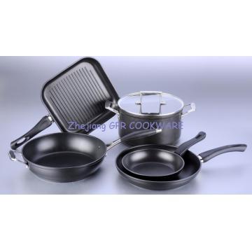 ceramic coating Forged Aluminium cookware set