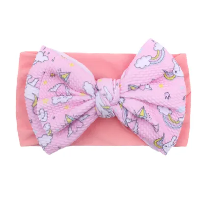 Cute Soft Bow Headband Baby Turban Accessories