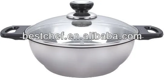 Kinox 18-10 stainless steel Deluxe hot pot with glass lid