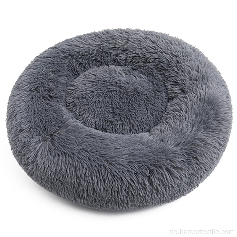 Luxus flauschiger Donut Haustierbett Waschbares Sofa