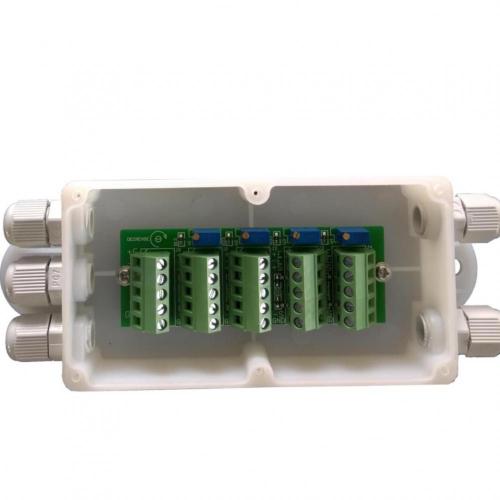Caja de conexiones ABS de 4 canales para báscula