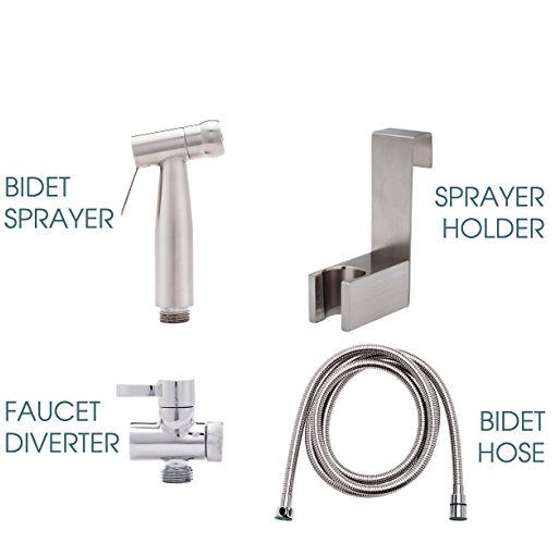 Hochwertige Goldfarbe Messing Kupfer Wasserhahn WC Handbidet Spray für Badezimmer