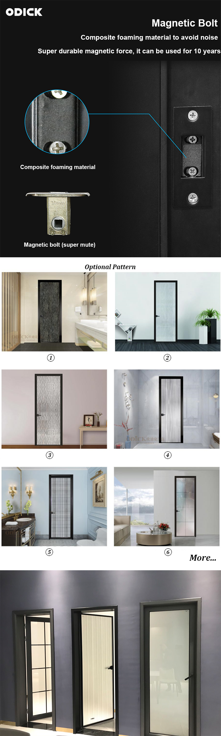 Aluminum Casement Doors