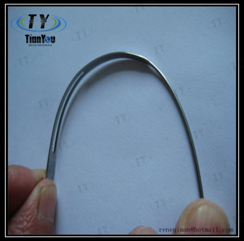 Nitinol memory alloy wires for bra rack