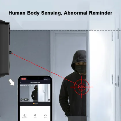 LEDEAST TYV30 Smart Video Doorbell - Tuya Smart Life Wireless WiFi Visual Doorbell