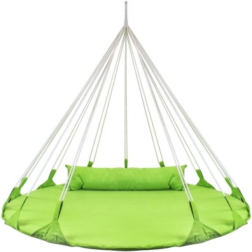 Outdoor Double Hammock Daybed Swing Bed With Pillow