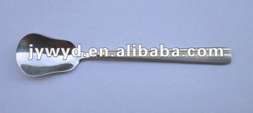 Newly design stainless steel ice cream spoon with golden on handle