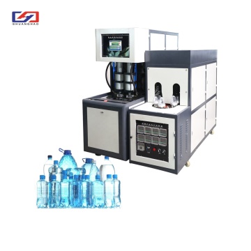 New Semi-Automatic Pet Stretch Blow Molding Machine for Plastic Bottles
