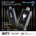 Vaping with X3 Coil iCity ICE FURY 40K