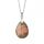 Natural Unakite 28x35MM Waterdrop Pendant Necklace with 45CM Silver Chain