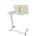 Tilt Top Height Adjustable Overbed Trolley Table