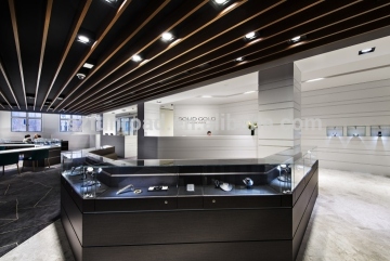 Watch display cases and jewelry wood cabinets for jewelry concept store decoration